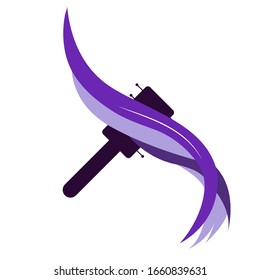 Beauty hair salon icon. Vector illustration of hairdresser icon for logo, web, banner, sticker, app design.