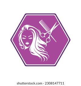 Beauty Hair Salon Logo female fashion logo	