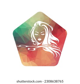 Beauty Hair Salon Logo female fashion logo	