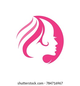 Beauty Hair Salon Logo Stock Vector