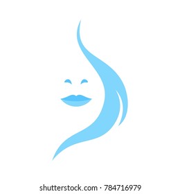 Beauty Hair Salon Logo Stock Vector