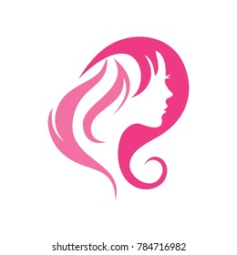 Beauty Hair Salon Logo Stock Vector