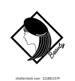 Beauty and hair salon logo vector