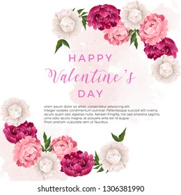 Beauty Happy Valentine's Day Greeting cards vector design