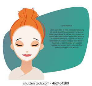 Beauty and health. Vector illustration.