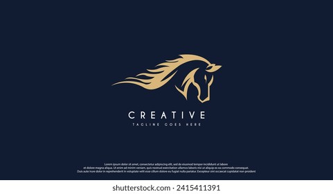 Beauty Horse Ranch Stable-Stallion Logo-Design