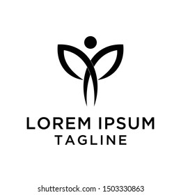 Beauty Human Logo Design Template