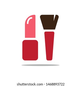 Beauty icon design. Make up tools icon vector illustration.