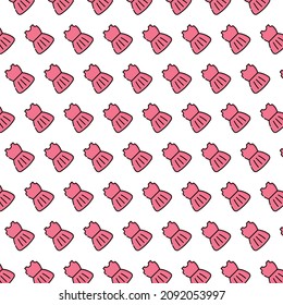 diseño de fondo de patrón de icono de belleza