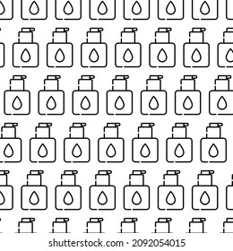 diseño de fondo de patrón de icono de belleza