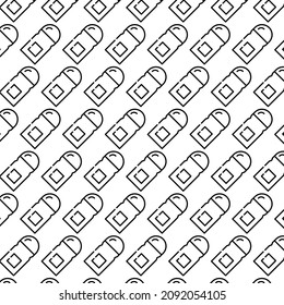 beauty icon pattern background design