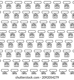 beauty icon pattern background design