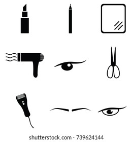 beauty icon set