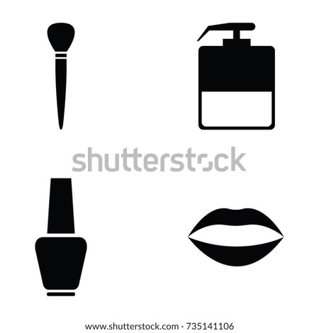 beauty icon set