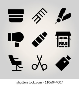 Beauty icon set. cvector illustration for web