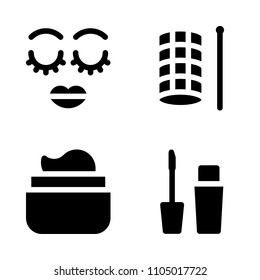 Beauty icon set. dryer, beauty, haircare and colorful vector illustration for web
