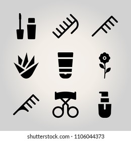 Beauty icon set.   vector illustration for web