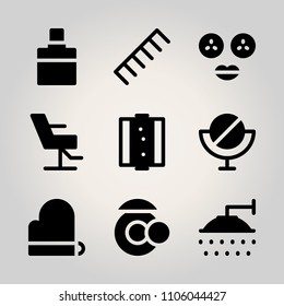 Beauty icon set.  vector illustration for web