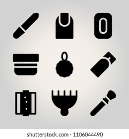 Beauty icon set.  vector illustration for web