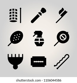 Beauty icon set. vector illustration for web
