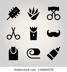Beauty icon set. vector illustration for web