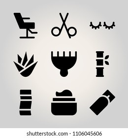 Beauty icon set. vector illustration for web
