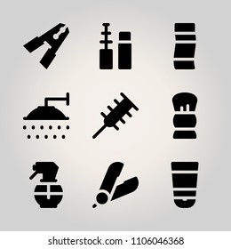 Beauty icon set.  vector illustration for web