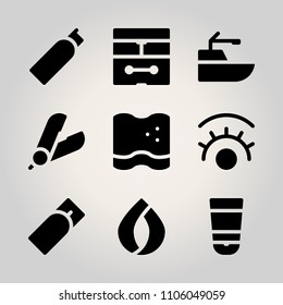 Beauty icon set vector illustration for web