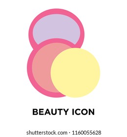 Beauty icon vector isolated on white background, Beauty transparent sign