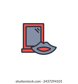 Beauty icon. vector.Editable stroke.linear style sign for use web design,logo.Symbol illustration.