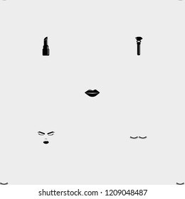 beauty icons pattern