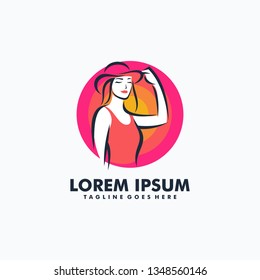 Beauty Illustration Concept illustration vector template. Suitable for Creative Industry, Multimedia, entertainment, Educations, Shop, and any related business