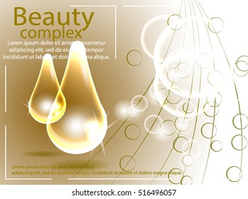 Beauty illustration for magazine, and for design your brand. 