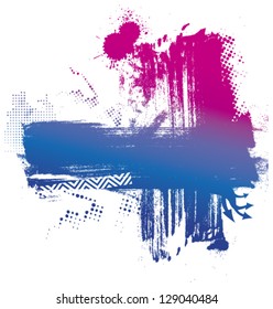 beauty ink background with gradient