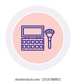 Beauty Kit circle icon , vector, pixel perfect, illustrator file 