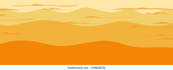 Beauty Landscape Sky Illustration Vector Banner Background