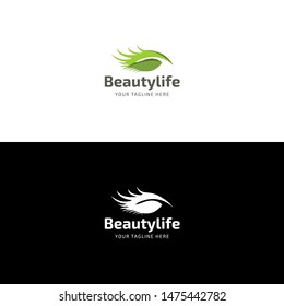 Beauty Leaf Logo Design Template