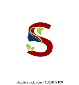 beauty leaf logo template