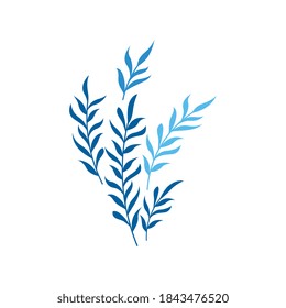 Design-Vorlage für Vektorsymbol in Schönheitsblättern