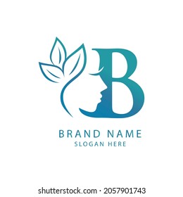 Beauty letter B logo vector design