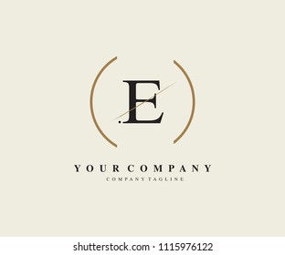 Beauty Letter E Logo Design