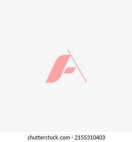 beauty letter A logo vector template, minimalist logo 