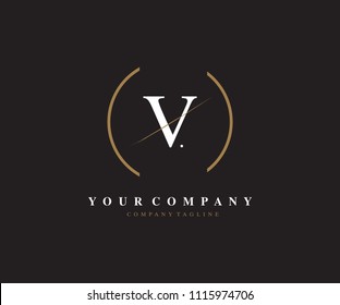 Beauty Letter V Logo Design