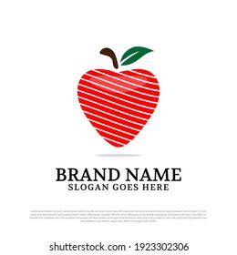 Beauty lines strawberry logo design inspiration, fresh fruit lovers logo vector icon