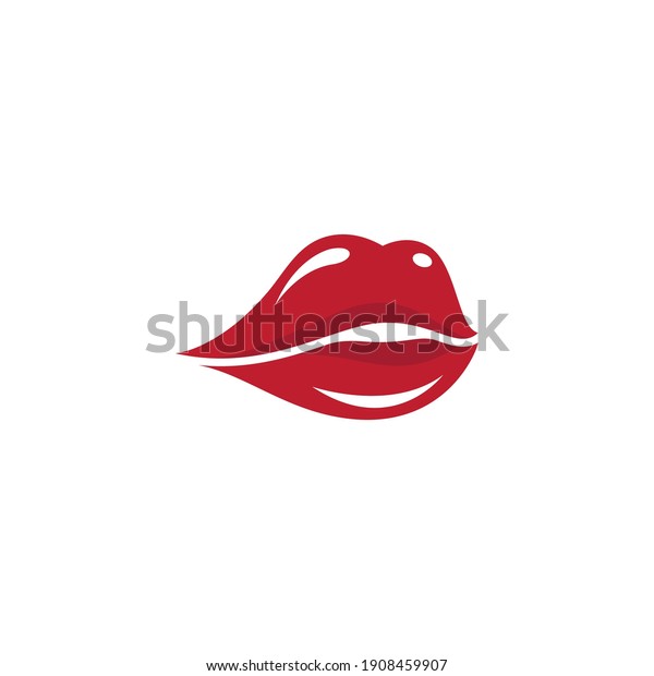 Beauty Lips Women Illustration Logo Vector Stock Vector (Royalty Free ...