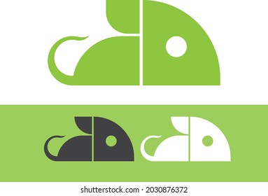 Beauty Litle Chameleon Logo Vector