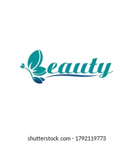 Beauty logo, Beauty Butterfly Logo,Beauty logo Vector Template