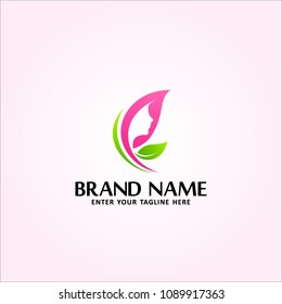 Concepto del logotipo de belleza