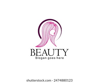 Beauty logo with creative design Premiun Vector