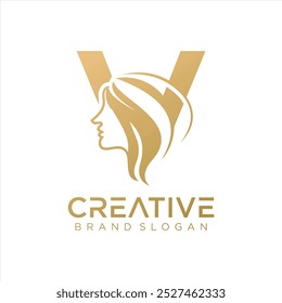  Icono de elemento de diseño de logotipo de belleza con concepto moderno creativo de fuente